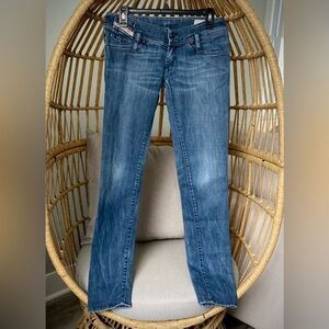 👖Diesel Matic Jeans Womens 29 Slim Tapered Low Rise Blue Denim 008N4